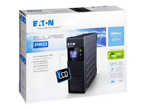 EATON Ellipse PRO 650 DIN / UPS / gniazda DIN
