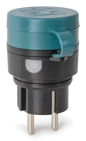 Gniazdo zewnętrzne Entac WiFi czarne / Gniazdo zewnętrzne / IP44 / 2300 W