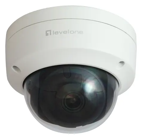 LevelOne FCS-3403 biała / Kamera IP / Kopułkowa / 4 MP / H.265 / PoE / IP67