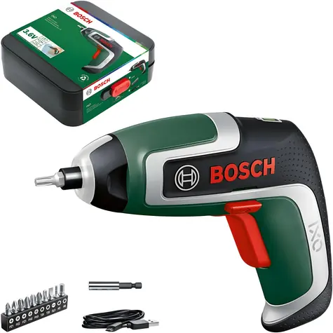 BOSCH IXO 7 / Wkrętarka akumulatorowa / 3,6 V / 2,0 Ah / Oświetlenie LED / Ładowanie USB