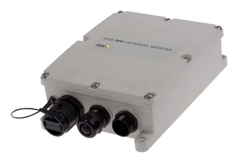 AXIS Midspan 30W / Injektor PoE / IEEE 802.3 AF / Zewnętrzny