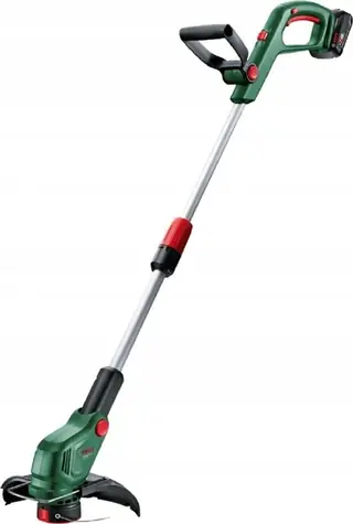 BOSCH UniversalGrassCut 18V-26-500 zielono-czarny / Podkaszarka akumulatorowa / 18 V / szerokość koszenia 26 cm / akumulator 2,0 Ah