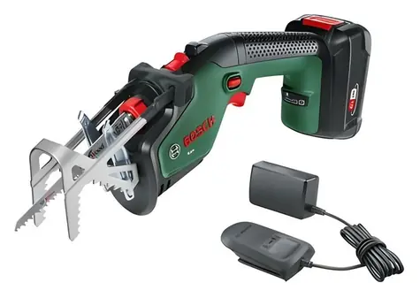 BOSCH Keo zielony / Akumulatorowa piła do przycinania / 18 V / do 8 cm / Li- ION 2.0 Ah / POWER FOR ALLIANCE