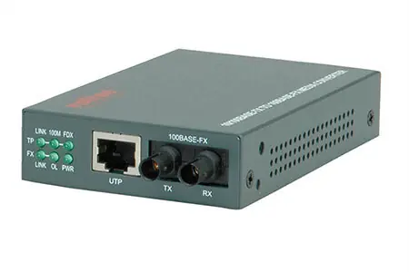 Konwerter mediów Roline 100Mb RJ45-ST / Konwerter mediów / 100BaseFX