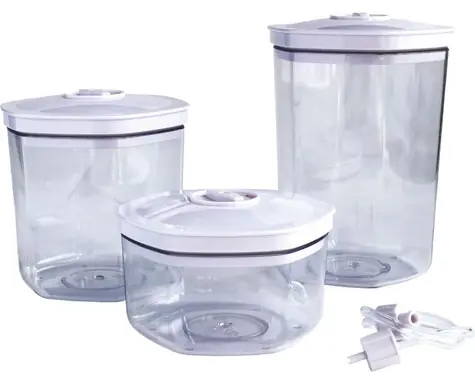 Maxxo VC1800 / Zestaw pojemników próżniowych / 3 szt. / 700-2000 ml