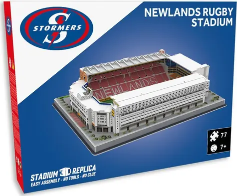 STADION 3D REPLICA Puzzle 3D Stadion rugby Newlands - Stormers / 77 elementów