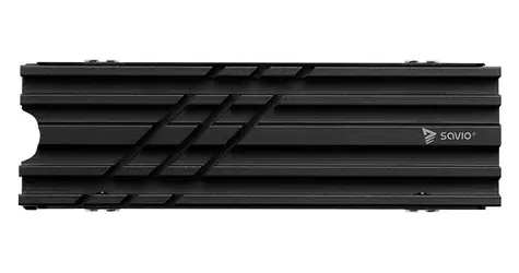 Savio AK-60 czarny / Chłodnica pasywna / do dysku SSD M.2 2280 NVMe / wkrętak w zestawie