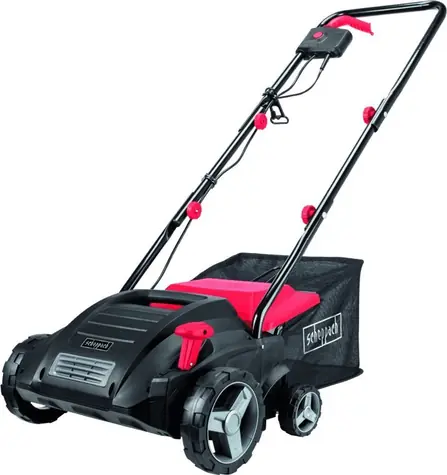 Scheppach SC32 / Wertykulator elektryczny / 1500W / szerokość 32 cm / kosz 30l