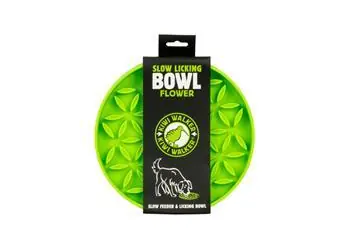 Kiwi Walker Flower Maxi zielony / Miska do lizania dla psa / 240 mm