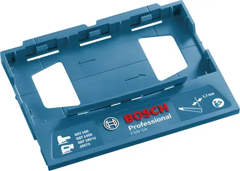 BOSCH FSN SA 1600A001FS niebieski / Adapter do szyny prowadzącej / do wyrzynarek / kompatybilny z Mafell, Festool