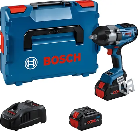 BOSCH GDS 18V-1000 Professional / Klucz udarowy akumulatorowy / 18 V / do 1750 obr./min / do 2600 udarów na minutę / 1000 Nm