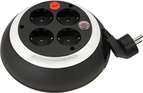 Brennenstuhl Comfort Line CL-S biały / Bęben kablowy / 4X gniazdo / 3 m / 16 A