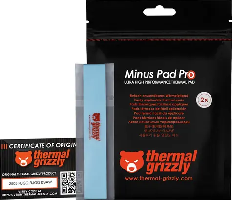 Podkładka Thermal Grizzly Minus Pad Pro (120 x 20 x 2 mm) / Podkładka termiczna / 2 szt.