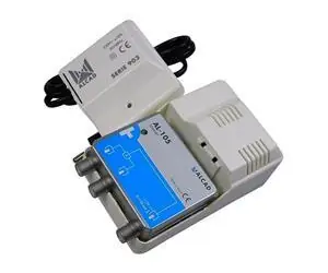 Alcad AL-105 / Zasilacz / aktywny rozdzielacz szerokopasmowy / 40-862 MHz / 12 V