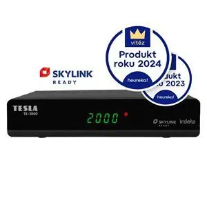 TESLA TE-3000 / Odbiornik satelitarny / DVB-S2 / Irdeto / SkyLink ready / Full HD