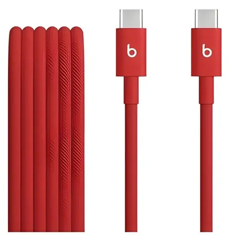 Kabel Apple Beats USB-C (M) - USB-C (M) czerwony / Kabel / 1,5 m