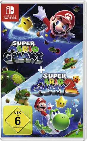 Nintendo Super Mario Galaxy + Super Mario Galaxy 2 / Przygodowa / Wielojęzyczna / od 6 lat / Gra na Nintendo Switch 2