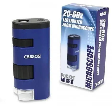 Carson PocketMicro 20x-60x / Mikroskop kieszonkowy