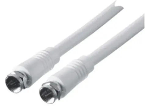 Kabel antenowy Schwaiger F(M)-F(M) 3 m biały / Kabel antenowy / 75 dB / 75 Ohm / Podwójne ekranowanie