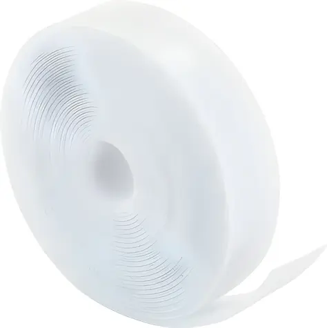 Taśma samoprzylepna Schwaiger z rzepem biała / Rzep / 3 m / 12 mm / 2 mm