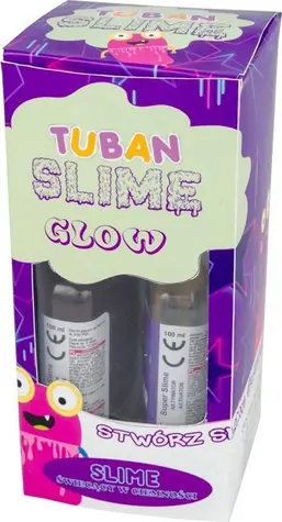 Zestaw do robienia glutów świecących w ciemności Tuban / Zestaw kreatywny / Świecący w ciemności / od 6 lat