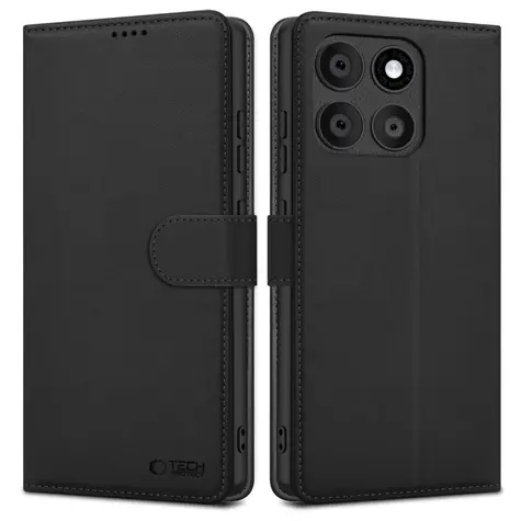 Portfel Tech-Protect czarny / Etui / Motorola Edge 60, 60 Fusion / Portfele