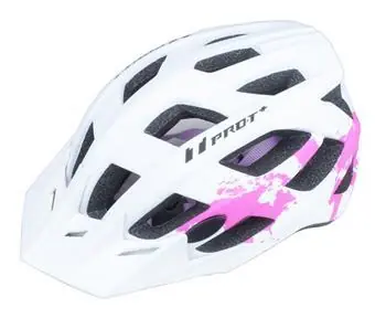 Kask rowerowy Pro-T PLUS Soria biało-różowy / In-mold / M (55-58 cm)