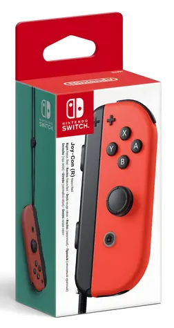 Nintendo Joy-Con (R) czerwony / Kontroler do gier / do Nintendo Switch / Bluetooth / NFC