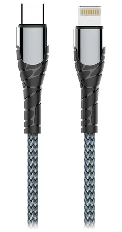Colorway szary / Kabel do transmisji danych / USB-C - Lightning / 30 W / 2 m