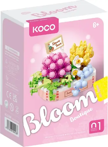 Zestaw konstrukcyjny KOCO Mini Błogosławieństwa Sukulentów nr 1 / 249 elementów