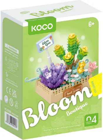Zestaw konstrukcyjny KOCO Mini Błogosławieństwa Sukulentów nr 4 / 232 elementy