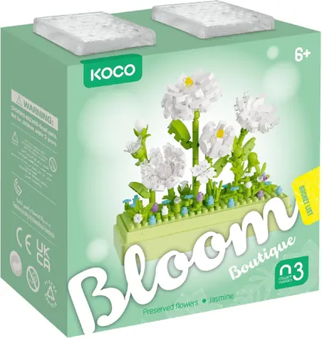 Zestaw KOCO Mini Kwiaty Konserwowane nr 3: Jaśmin / 285 elementów