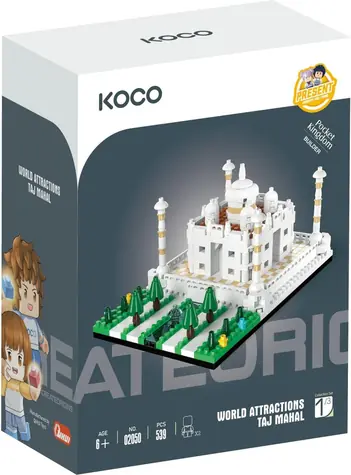 Zestaw KOCO Mini WORLD of Attractions: Taj Mahal / 539 elementów