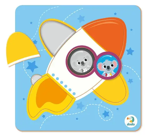 DODO Puzzle Rocket / 5 elementów