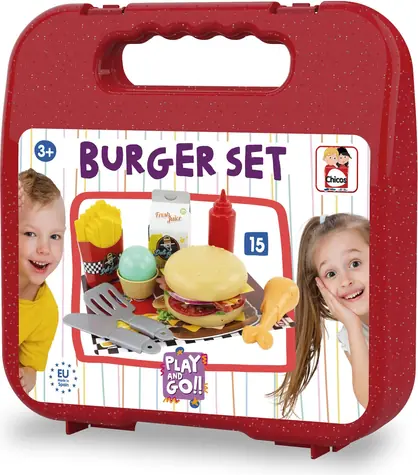 CHICOS Burger Play & Go Case / 15 części