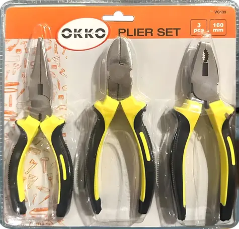 OKKO VG139 / Zestaw szczypiec / 3 szt.