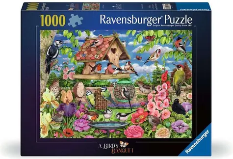 Ravensburger Puzzle Bird Table / 1000 elementów