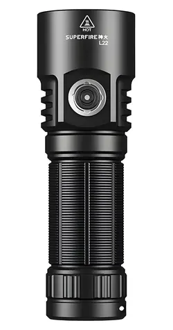 Superfire L22 / Latarka / USB-C / 5000 lm / zasięg 300 m / IP44