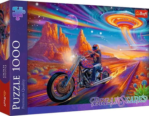 Puzzle Trefl Wild Ride / 1000 elementów / 68,3 x 48 cm