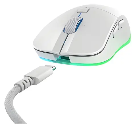 Cherry Xtrfy M50 Wireless biała / Bezprzewodowa mysz gamingowa / optyczna / 12000 DPI / 2,4 GHz / 89 g