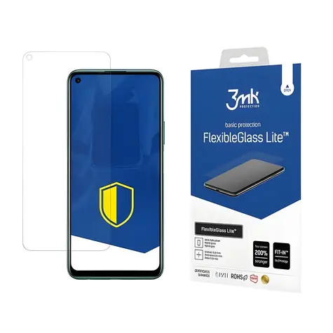 3mk FlexibleGlass Lite Huawei P40 Lite 5G / Szkło hybrydowe / 0,16 mm / Twardość 6H / Odporność na uderzenia +200%