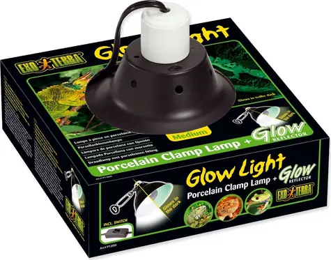 Exo Terra Glow Light M / Reflektor / do 150 W / średnica 21 cm / oprawka porcelanowa