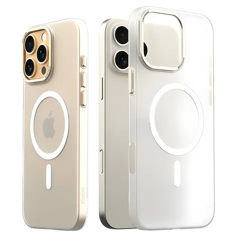 Araree Aero Frame transparent matte / Etui / MagSafe / Apple iPhone 16 Pro Max 6.9"