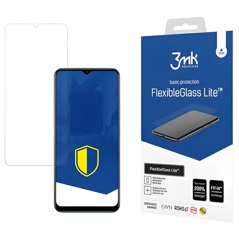 3mk FlexibleGlass Lite Realme C33 / Szkło hybrydowe / Twardość 6H