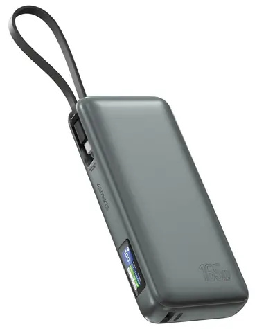 4smarts Enterprise szary / Power bank / 20000 mAh / 165 W / zintegrowany kabel USB-C