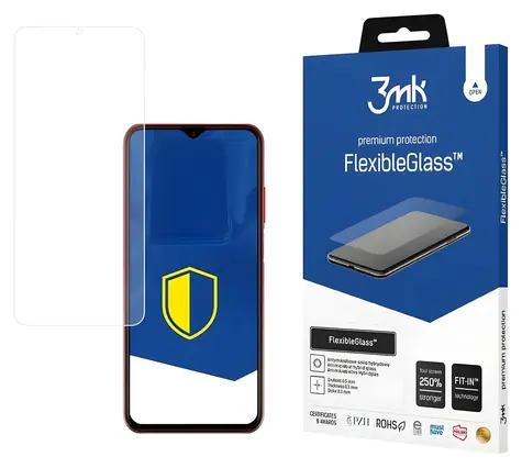 Szkło elastyczne 3mk do UleFone Note 12P / Szkło hybrydowe / Twardość 7H