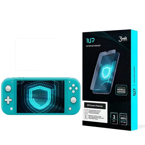 3mk 1UP do Nintendo Switch Lite (2019) / Folia ochronna / Seria gamingowa / 3 szt.