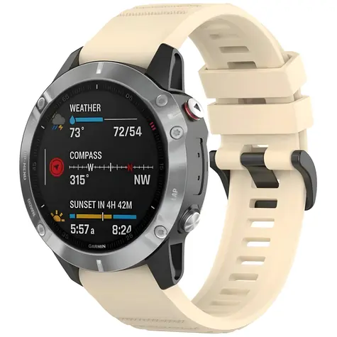 Beline Watch 1 Star Light / Pasek do smartwatcha / Garmin Fenix 7 Pro/8/ Fenix E/Epix Pro Gen2 / 22 mm / silikonowy