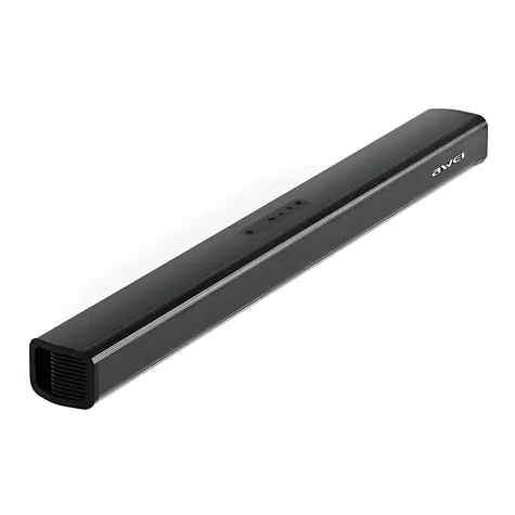 AWEI Y999 czarny / Soundbar / Bluetooth 5.0 / 2x25W / AUX / USB / HDMI