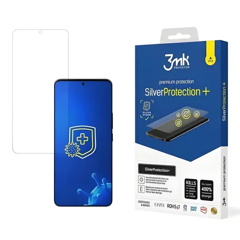 3mk SilverProtection+ do Sony Xperia 10 VI / Folia ochronna / Antybakteryjna / Montaż na mokro